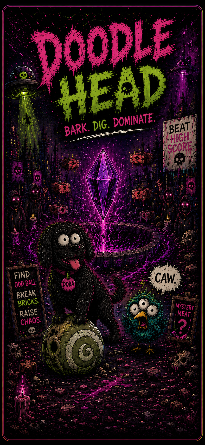 DoodleHead title art